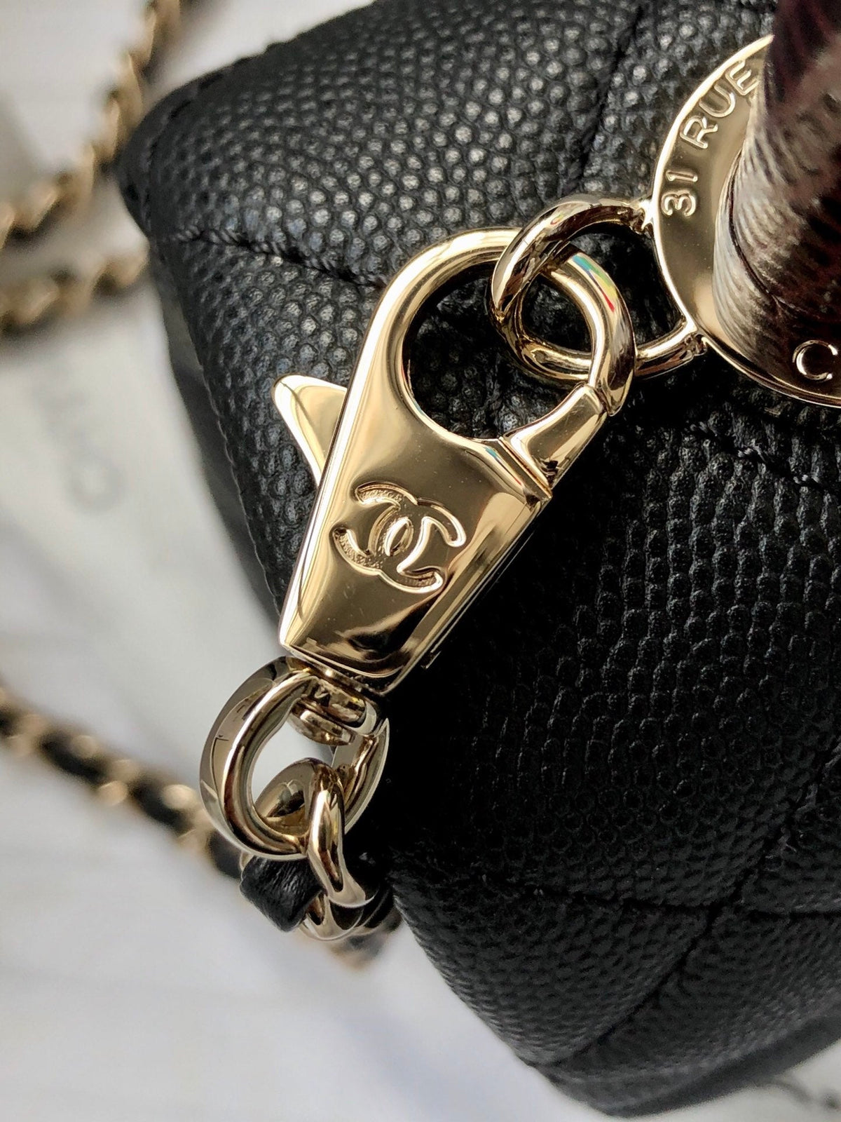 Chanel Classic Mini Flap Bag 19cm Black – product image 9