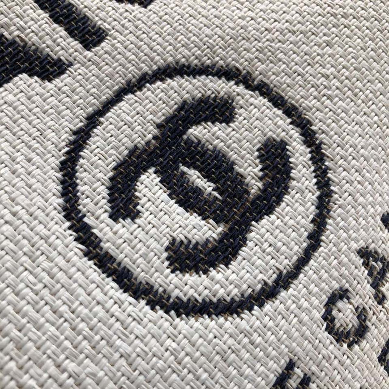 Chanel Deauville Tote 38cm Twill Canvas Bag Fall/Winter Collection White/Black – product image 10