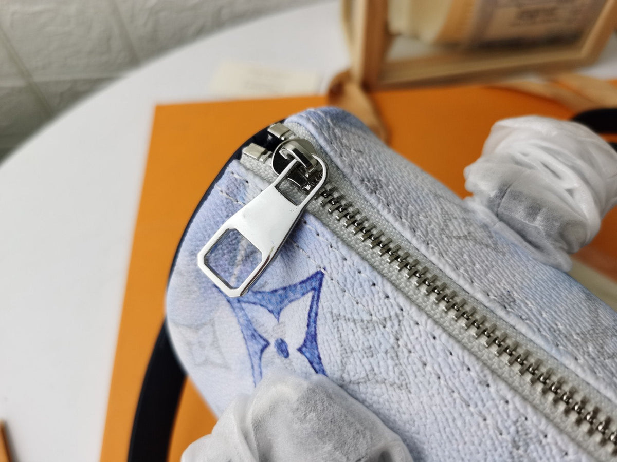 Keepall XS 21 Monogram Water Color Blue Canvas