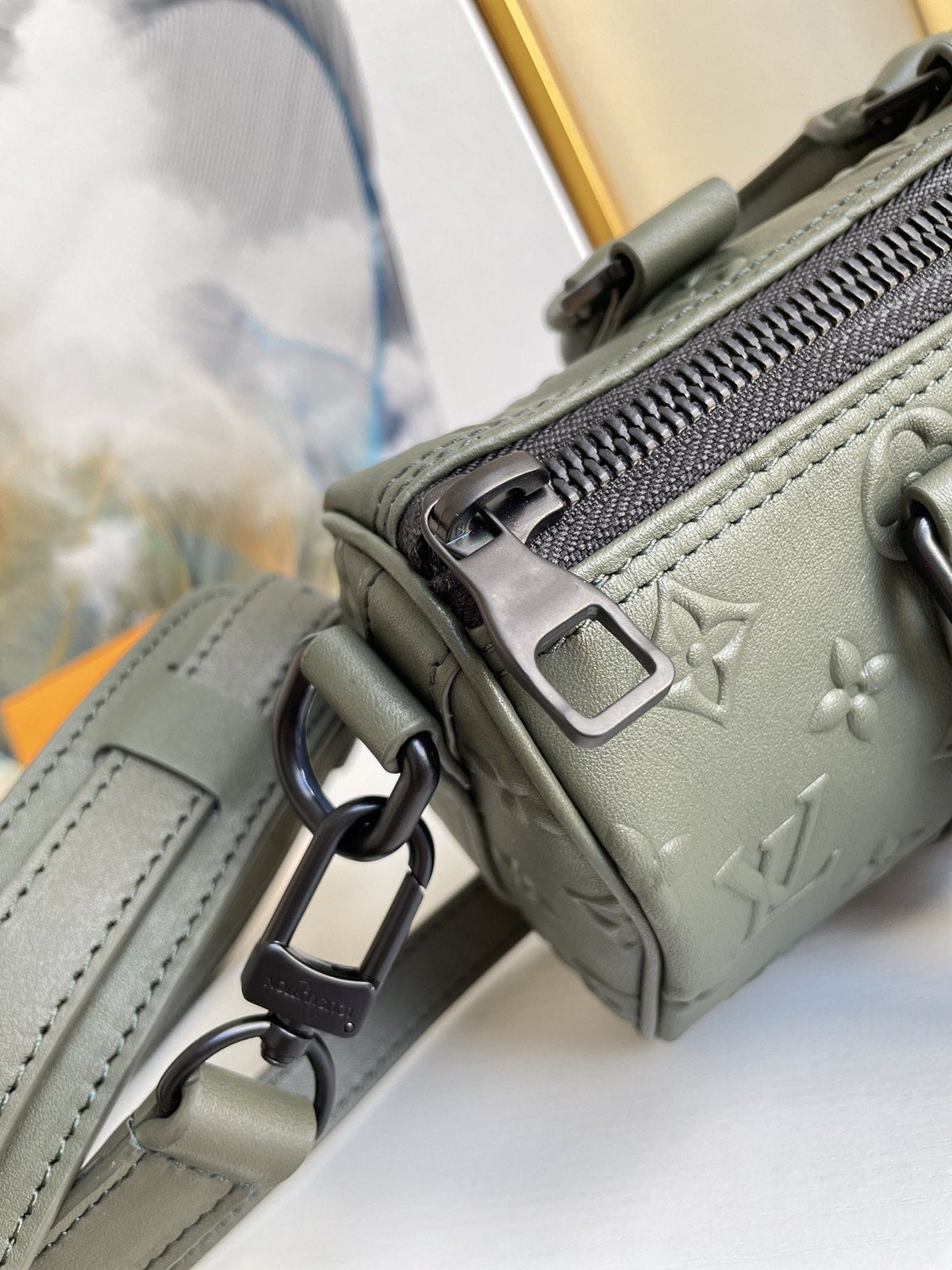 Keepall XS 21CM Khaki Monogram Seal
