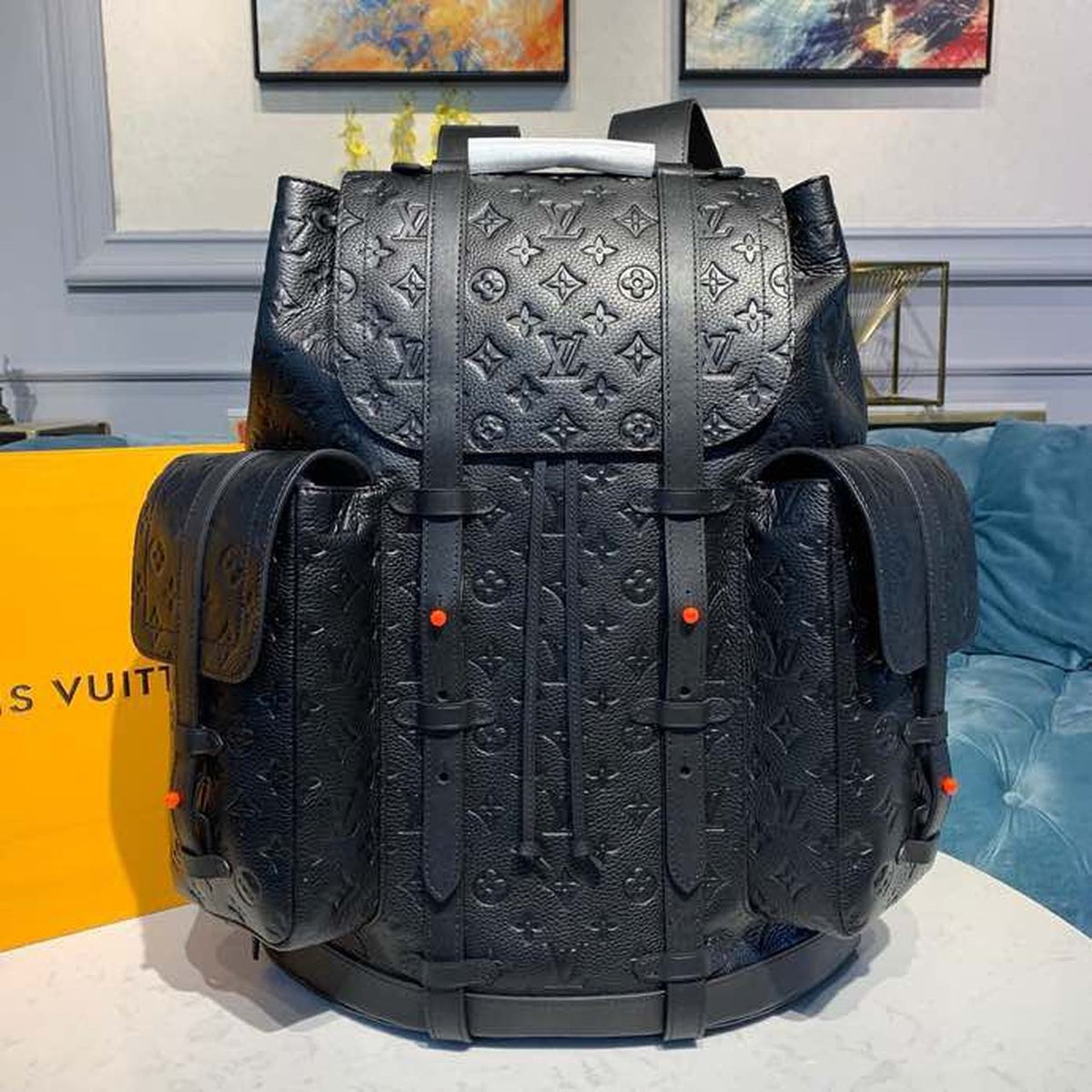 Louis Vuitton Christopher Backpack 48cm Monogram Empreinte Canvas Spring/Summer Collection M53286 Noir – product image 1