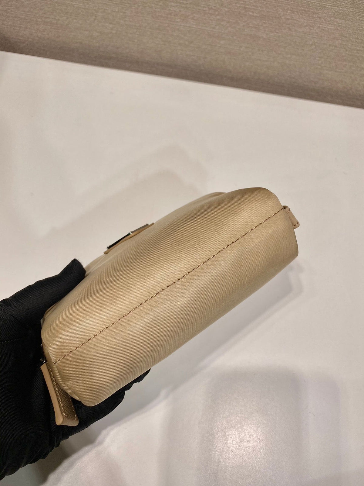 Pra Clutch 12 in Tan Brown Re-nylon