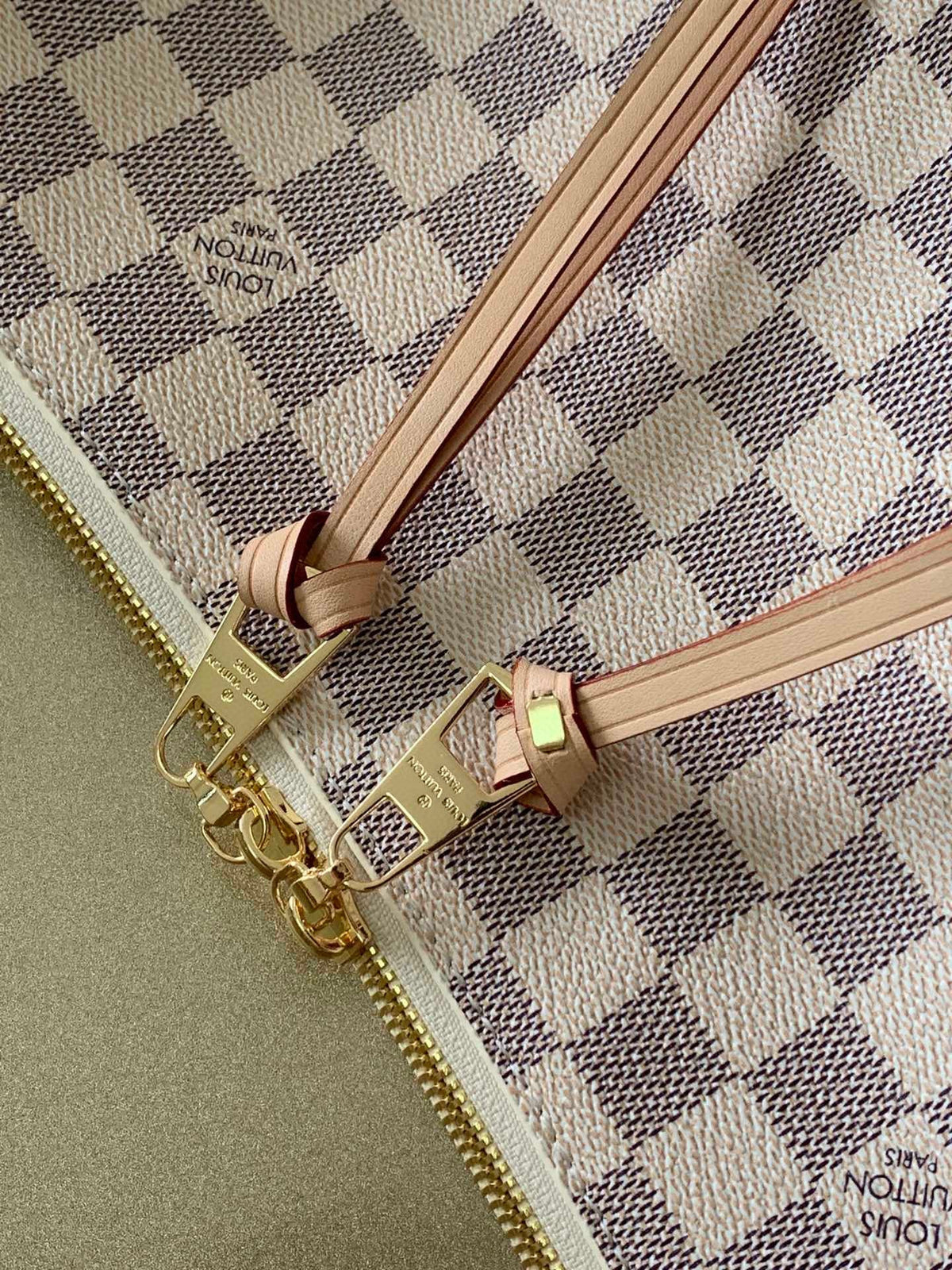 Louis Vuitton Beaubourg Woven Handle Tote Bag 32cm Damier Azur Canvas Spring/Summer Collection M40343 – product image 5