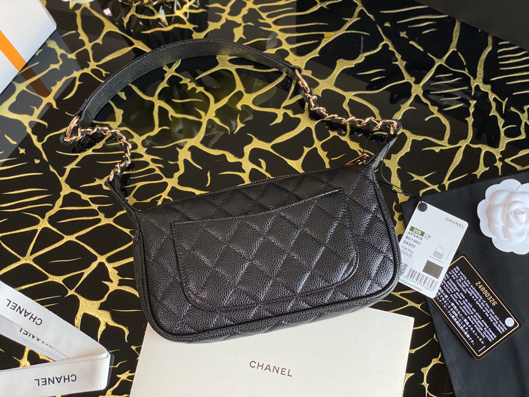 Chanel Classic Shoudlerbag 25cm Black – product image 9