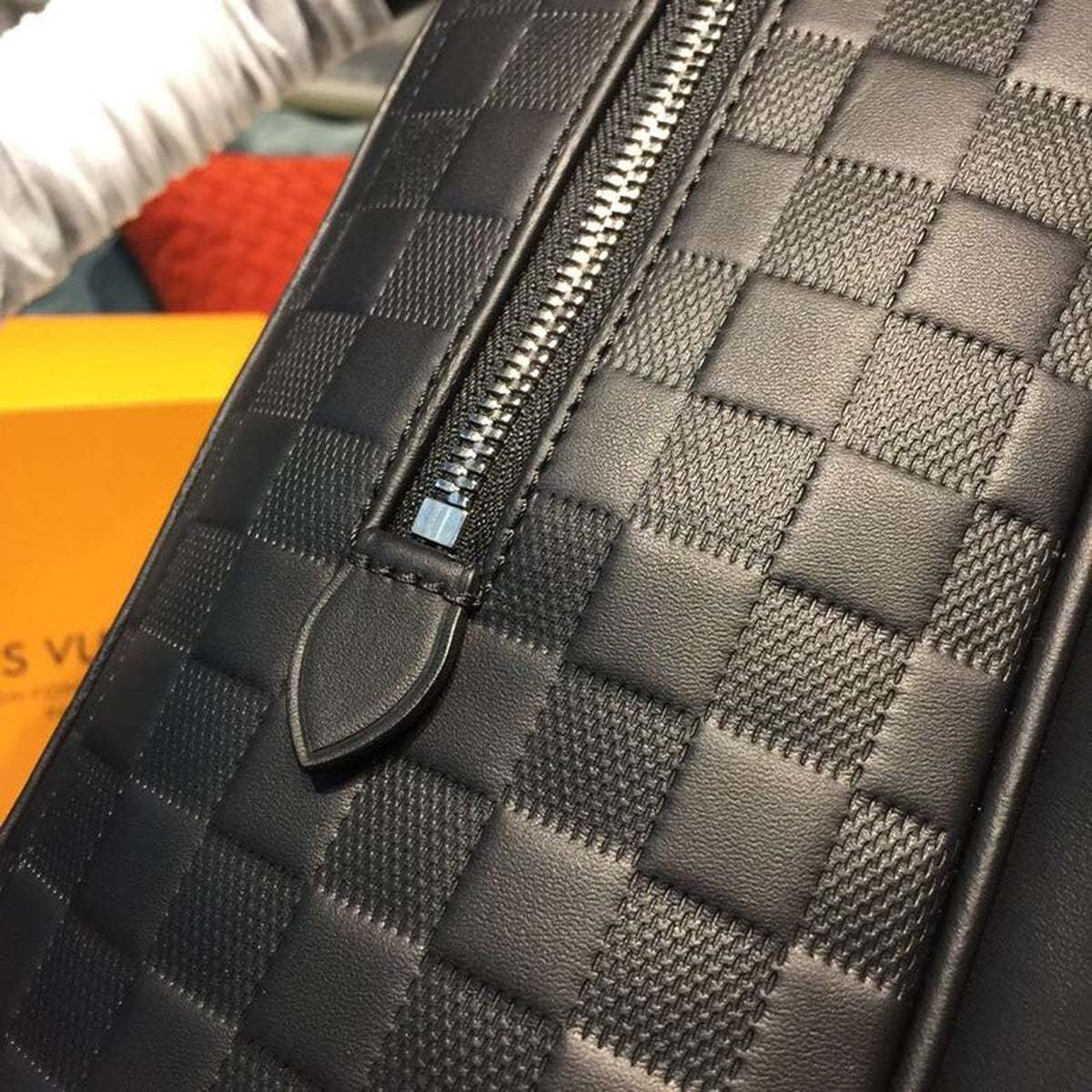 Louis Vuitton Campus Backpack 40cm Damier Infini Astral Leather Spring/Summer Collection N40091 Black – product image 15