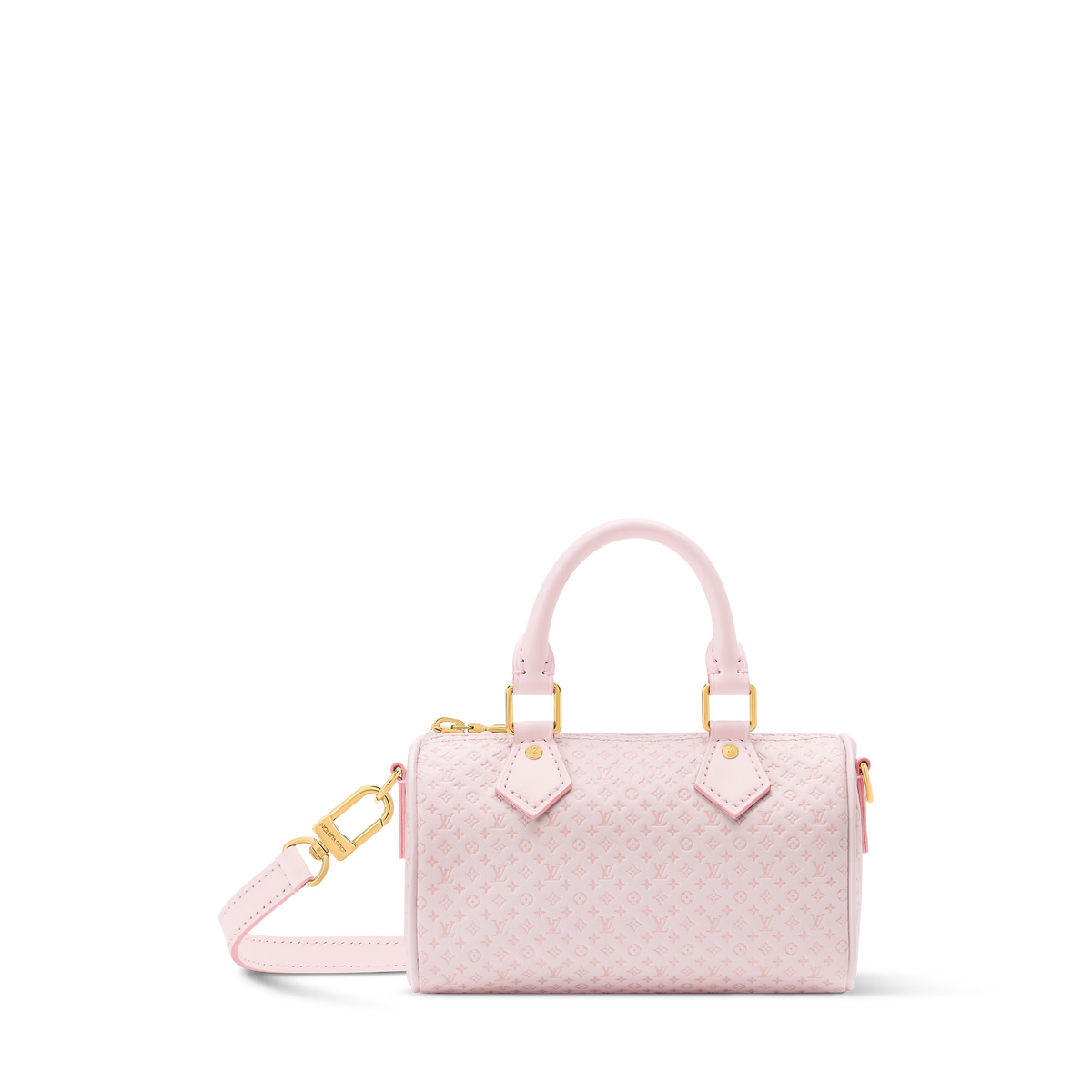 Women's Nano Speedy Minigram Light Bliss Calfskin Nano Bag