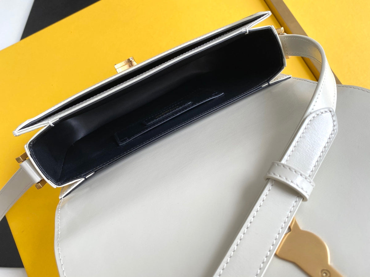 Solferino Medium Satchel With Gold Hardware 23cm