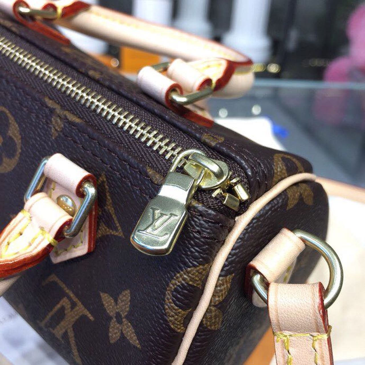 Louis Vuitton Nano Speedy Bag 16cm Monogram Canvas Spring/Summer Collection M61252, Brown – product image 9
