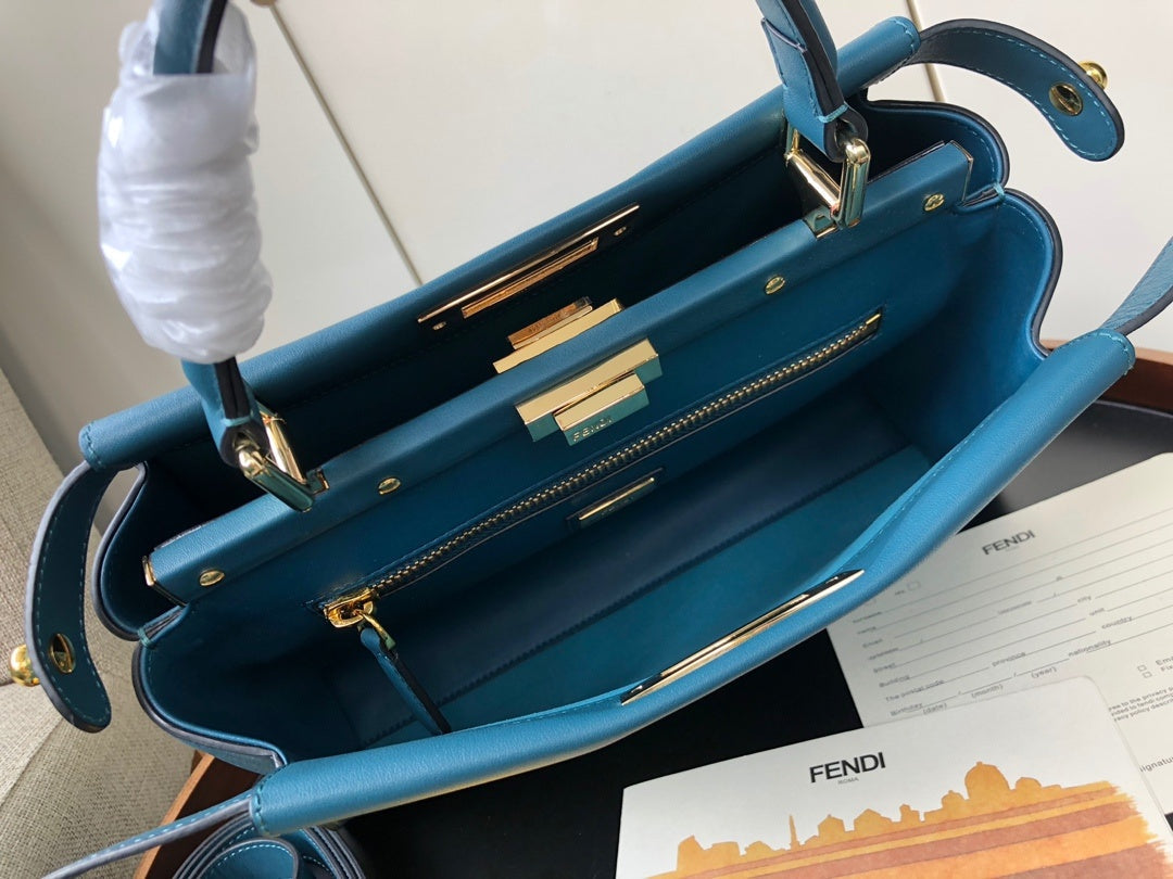 Fendi Handle Bag 32cm Blue – product image 8