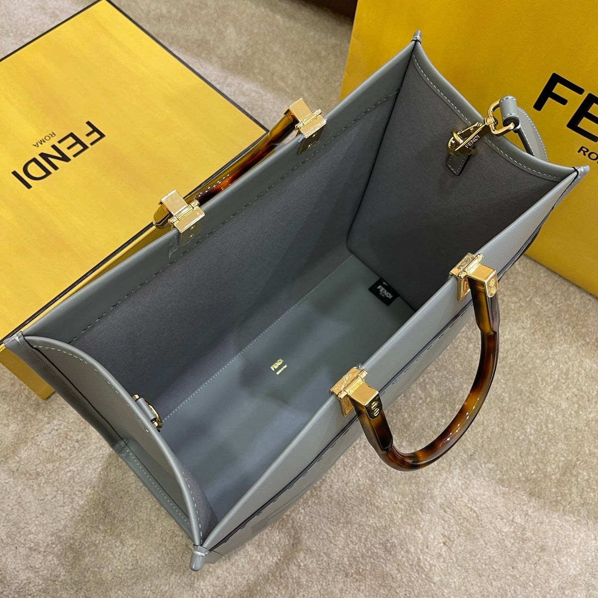 Tote Bag 35cm Grey