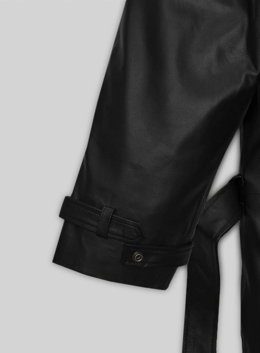 Jacketcart Classic Leather Long Coat