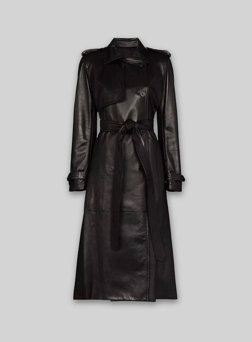 Jacketcart Dietrich Leather Long Coat