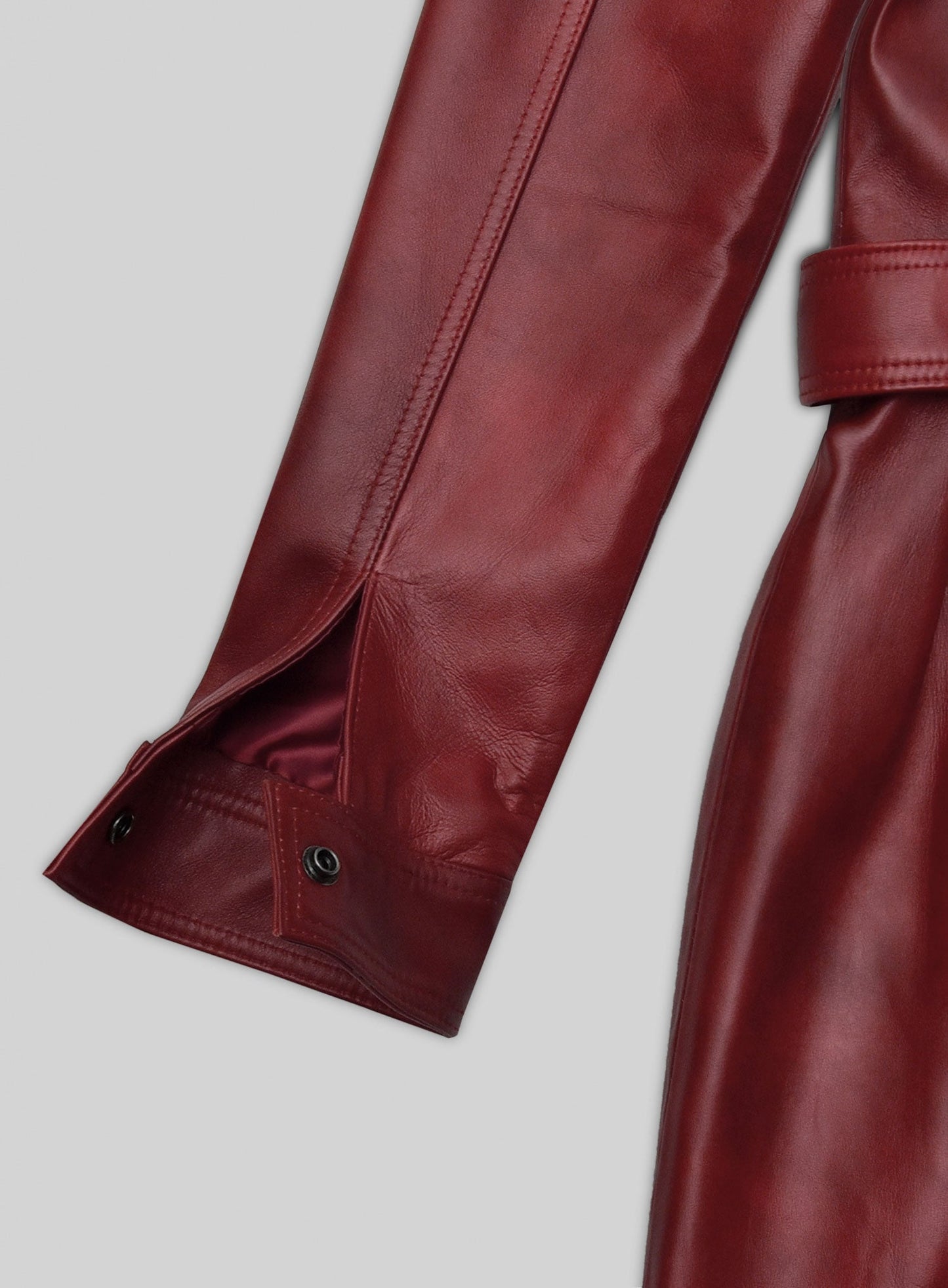 Jacketcart Statement Leather Long Coat