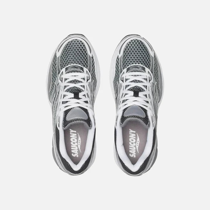 Saucony Progrid Omni 9 Grey Silver Shoes