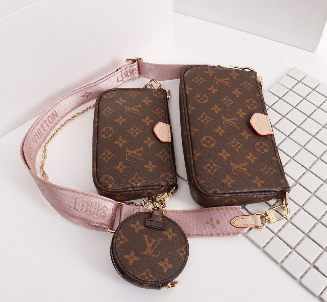 Louis Vuitton Multi Pochette Accessoires Monogram Canvas Fall/Winter Collection M44840 Rose Clair – product image 8