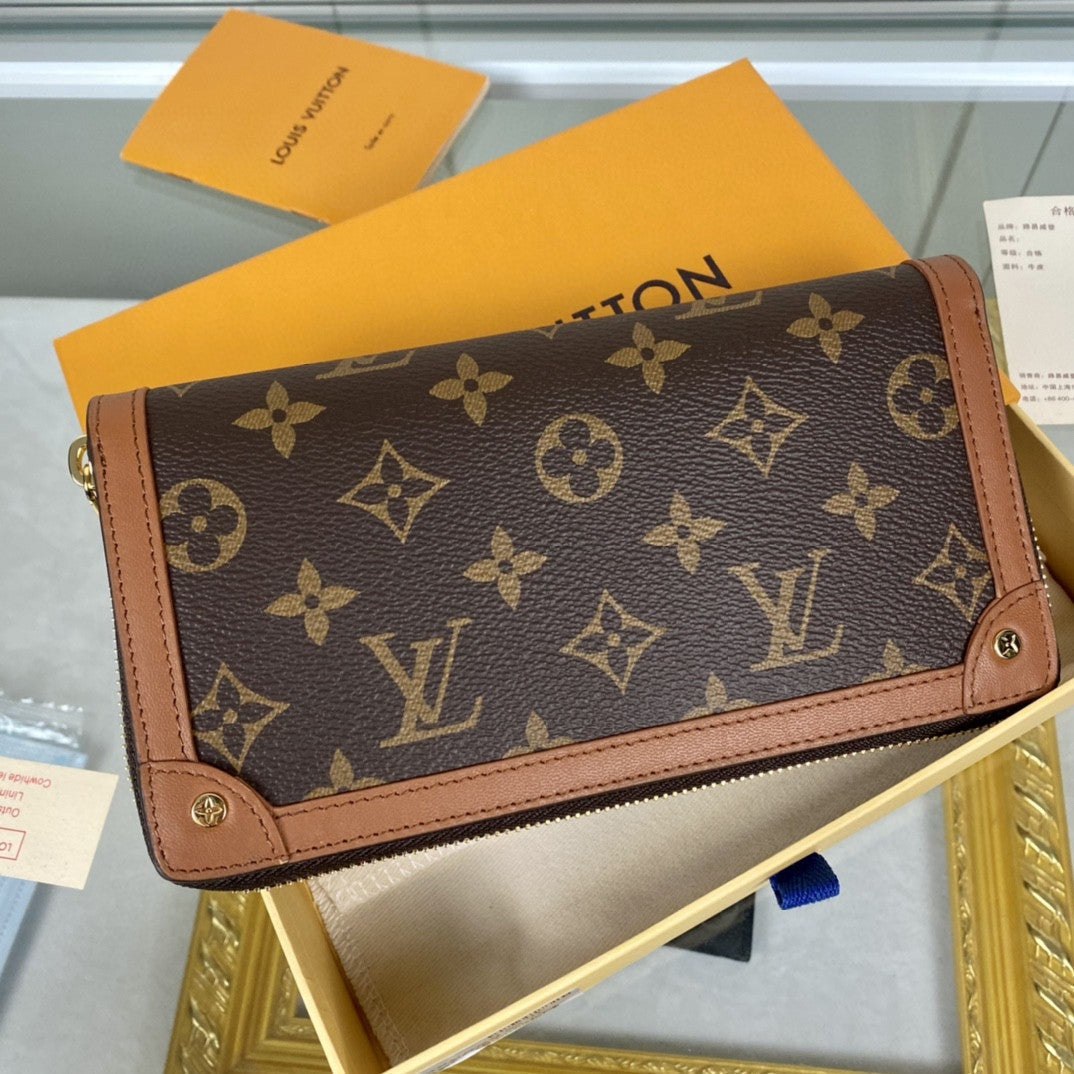 Louis Vuitton Zippy Wallet Trunk 20cm Brown – product image 9