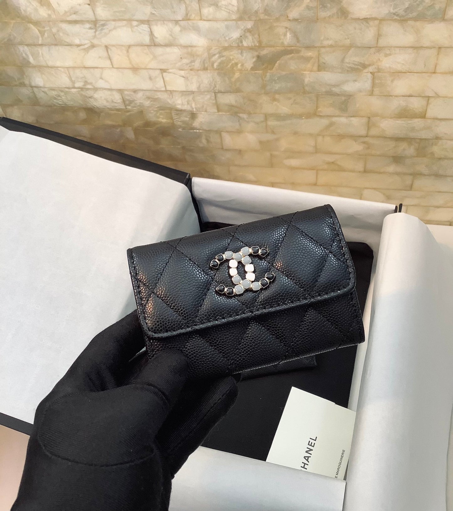 Chanel CoCo Wallet 11cm Black