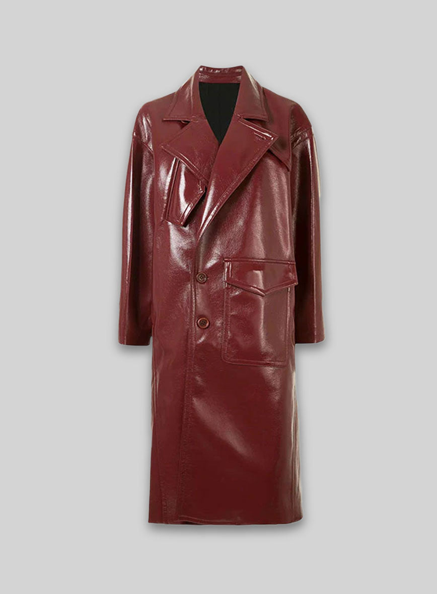 Jacketcart Elle Leather Long Coat