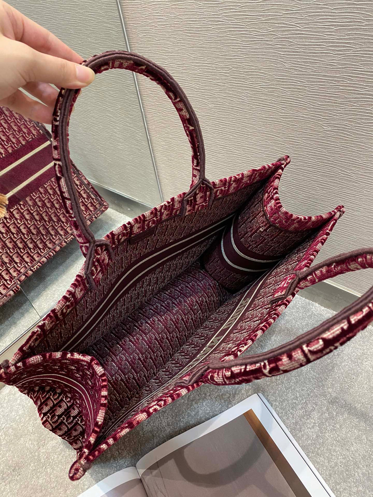 Christian Dior RedLarge Handle Bag 42cm – product image 9