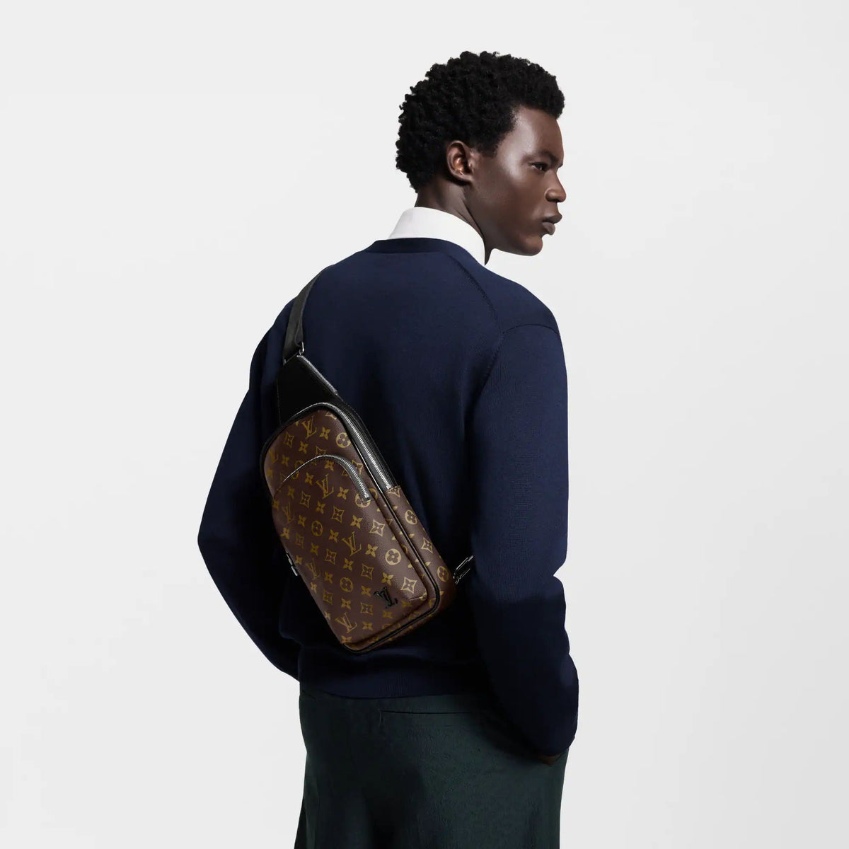 Men's Avenue Slingbag Monogram Macassar