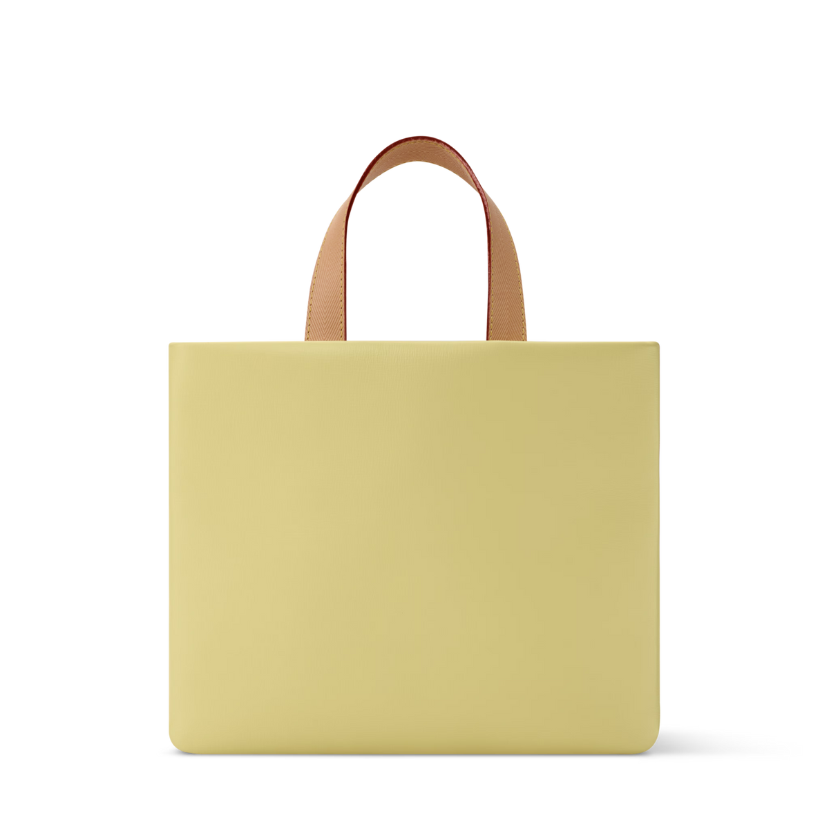 Mini Shopper Tote Calfskin Leather Daisy Yellow Gold-Toned Hardware