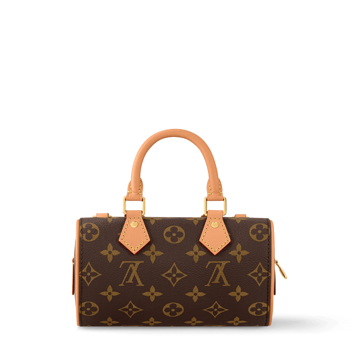 Nano Speedy Monogram Coated Canvas Gold-Toned Hardware