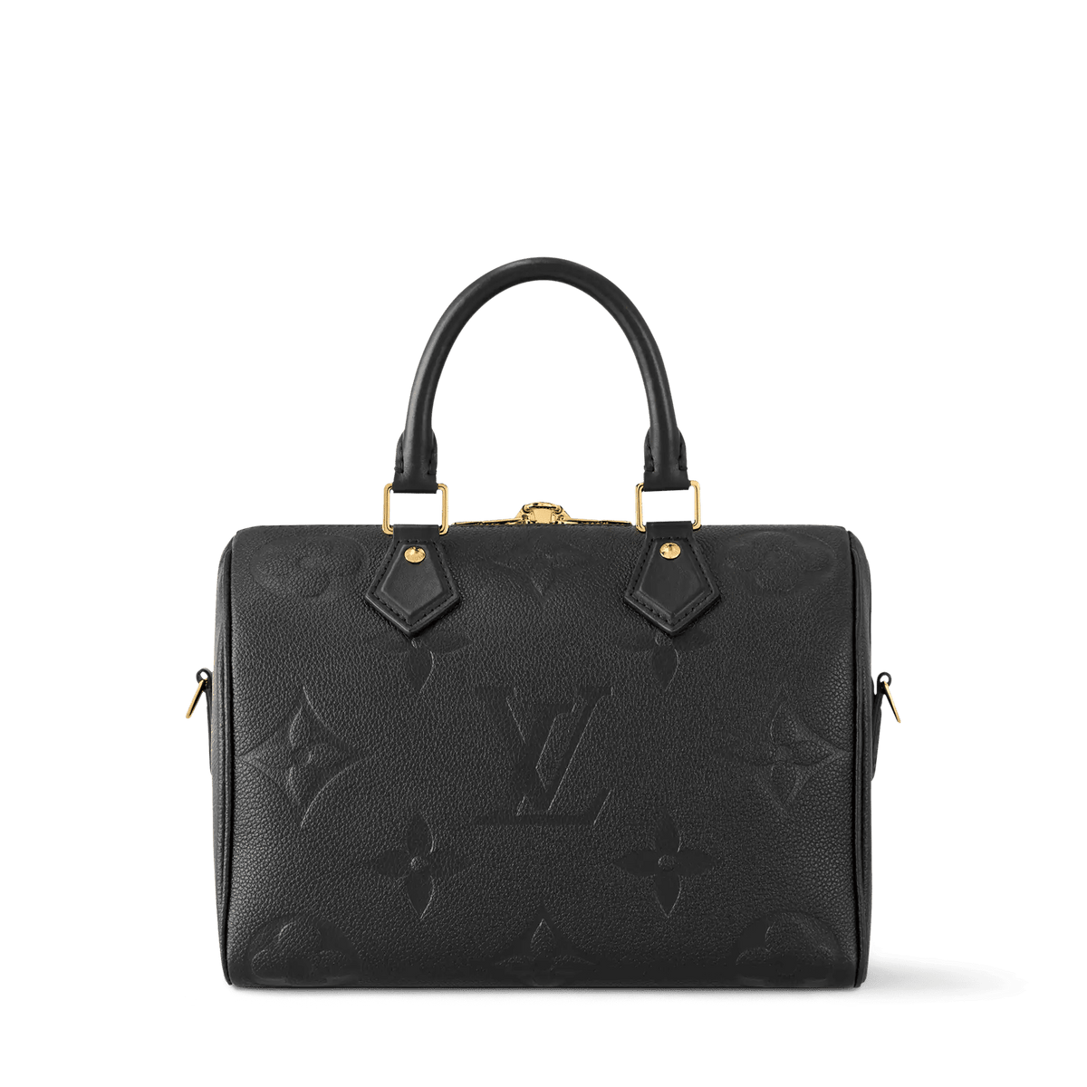 Women's Speedy Bandoulière 25 Black Monogram Empreinte Leather Handbag M58951