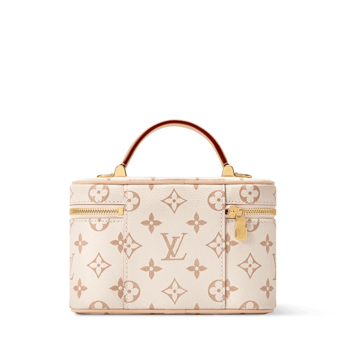 Women's Vanity Chain Pouch Monogram Dune Canvas Chain Wallet