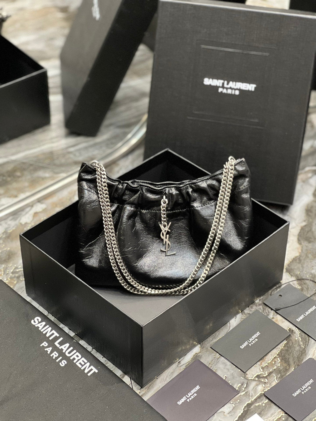 Saint Laurent Paris Mini Bag With Silver Hardware 24cm – product image 1
