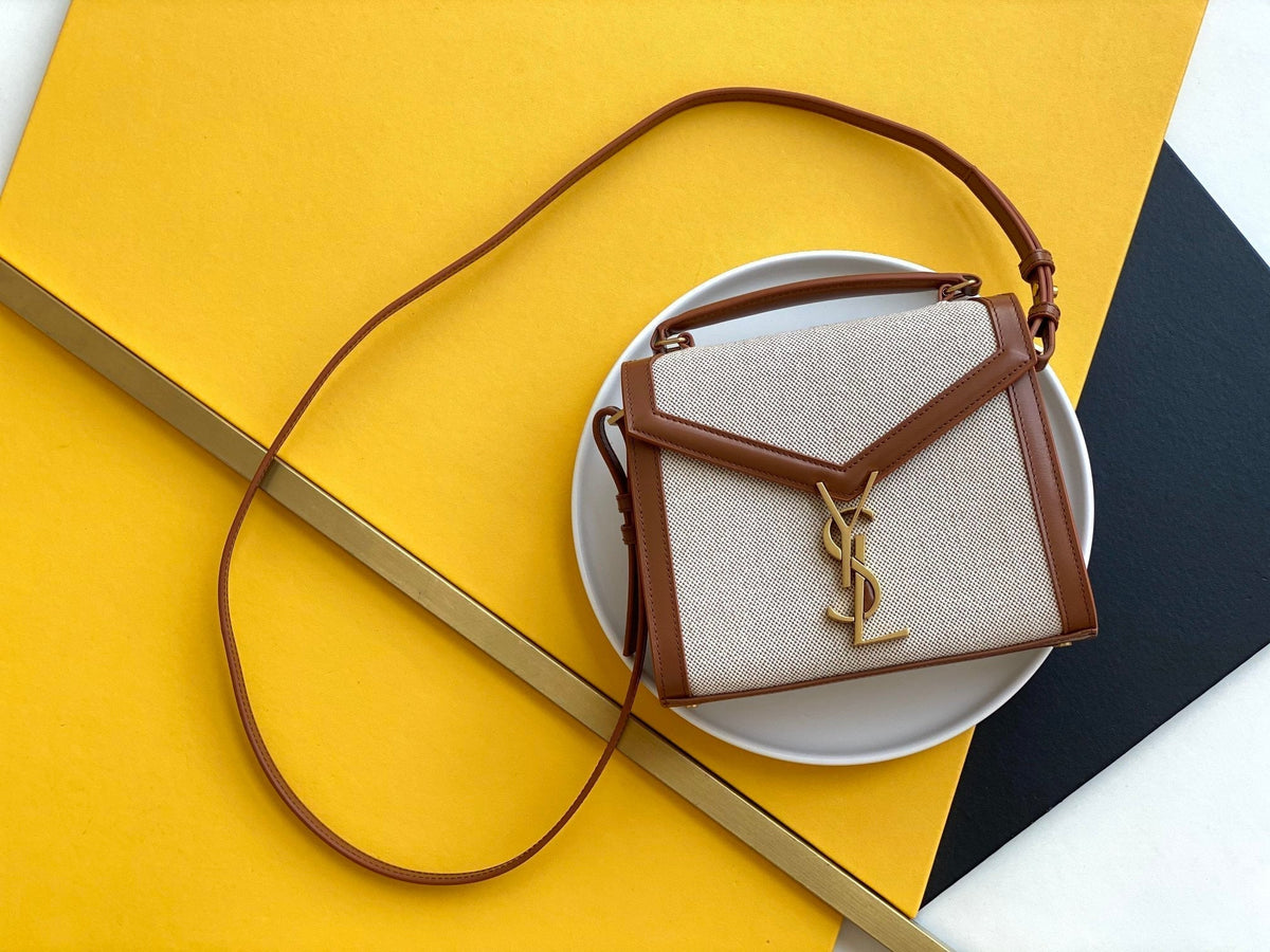 Saint Laurent Cassandra Mini Top Handle Bag With Gold Hardware 20cm – product image 1