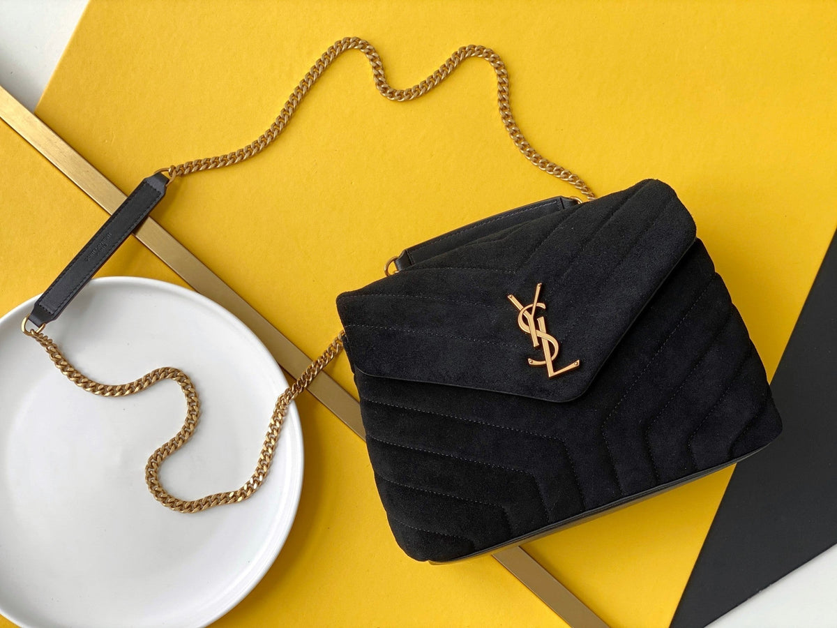 Saint Laurent Loulou Small Chain Bag With Gold Hardware 25cm – product image 1