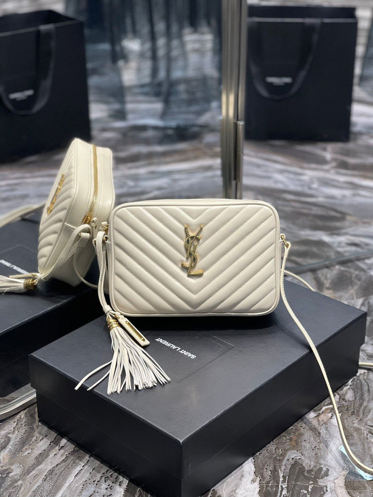 Saint Laurent Lou Camera Bag With Gold Hardware 23cm – product image 1