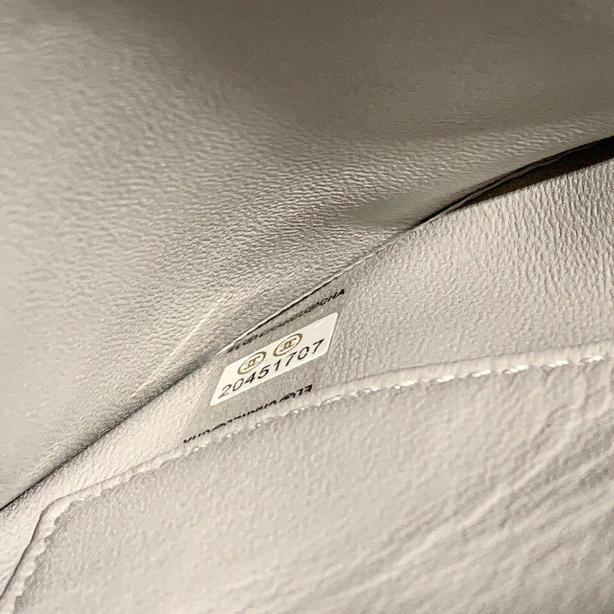 Chanel Trendy CC Maxi Top Handle Bag 25cm Lambskin Leather Fall/Winter Act 1 Collection Grey – product image 13