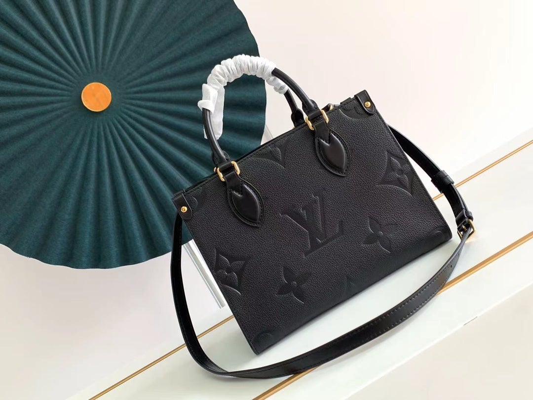 Onthego PM 25 Black Monogram Empreinte Giant Canvas