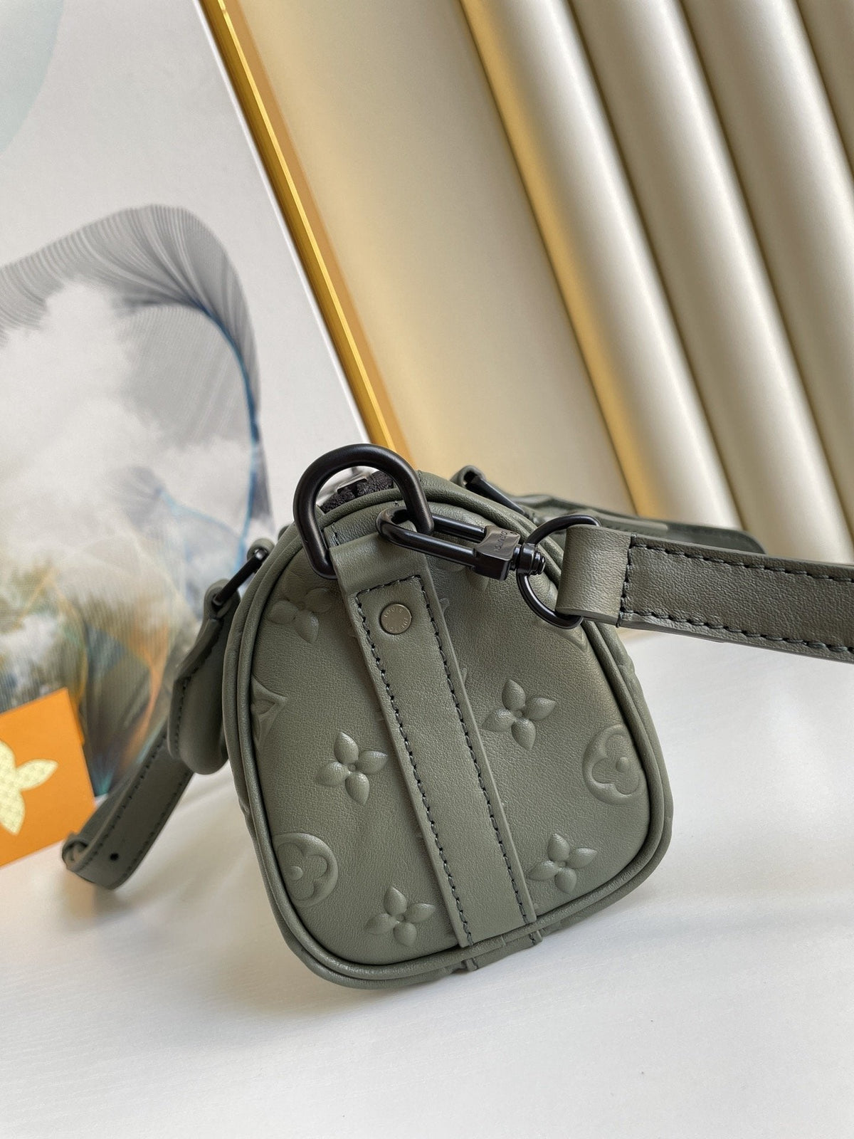 Keepall XS 21CM Khaki Monogram Seal