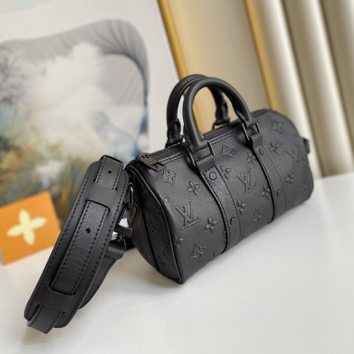 Keepall XS 21CM Black Monogram Seal