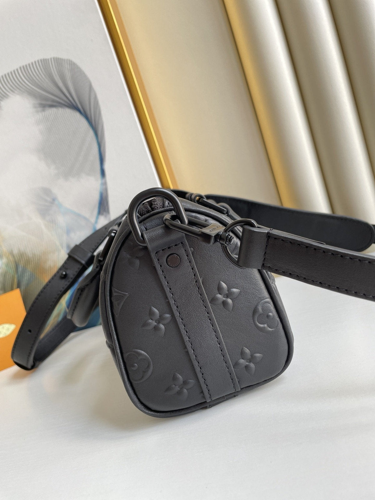 Keepall XS 21CM Black Monogram Seal