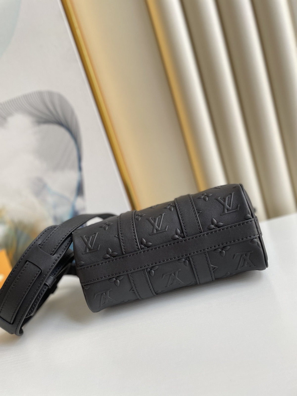 Keepall XS 21CM Black Monogram Seal