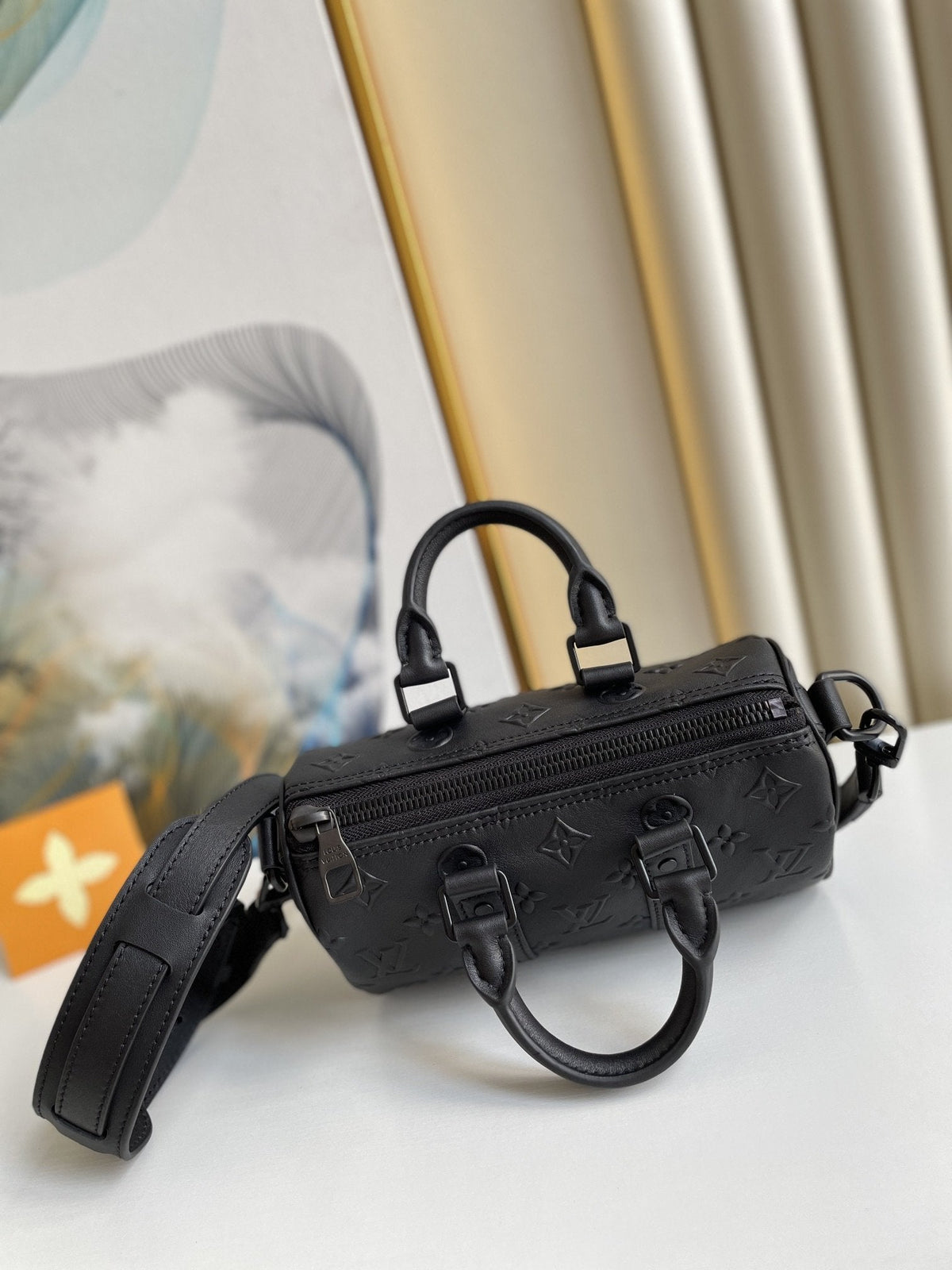 Keepall XS 21CM Black Monogram Seal