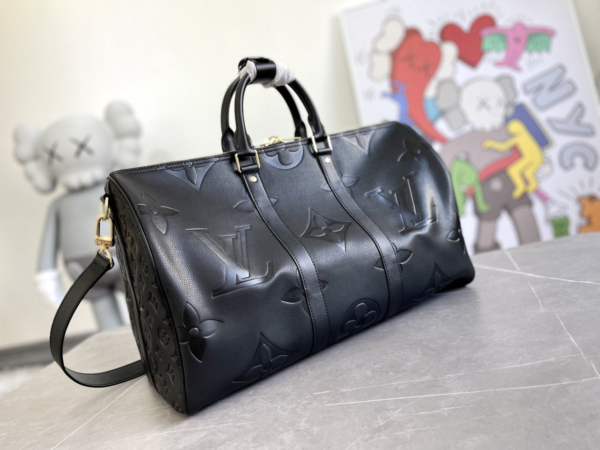 Keepall 45 Bandoulière Monogram Empreinte Giant