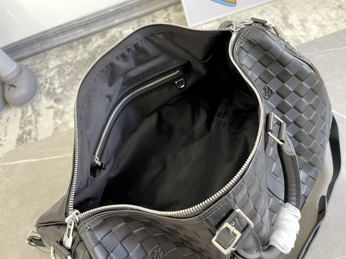 Keepall 45 Bandoulière Black Empreinte Infini