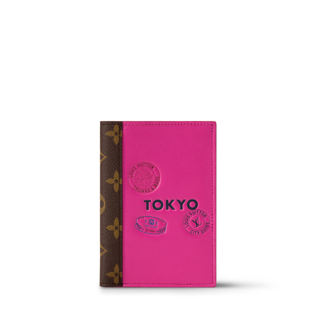 Women's Passport Cover City Guide Cowhide Leather Travel Wallet M28496