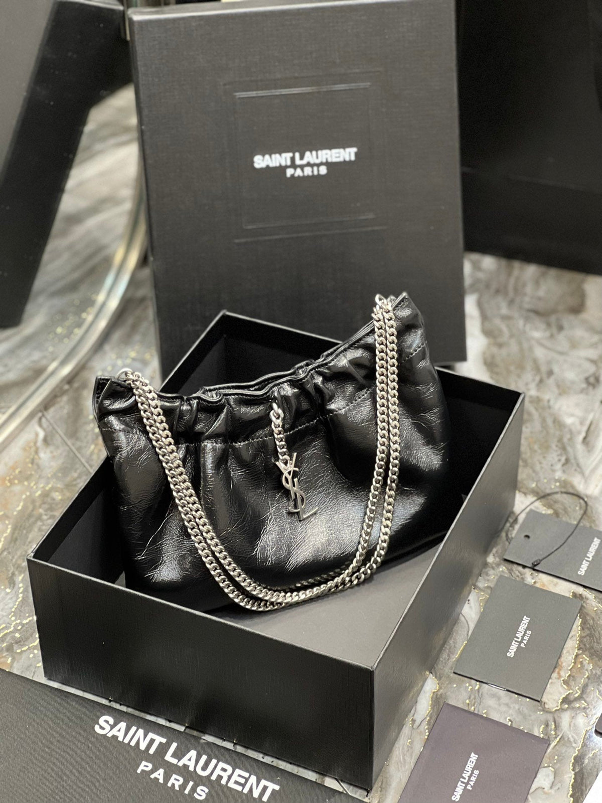 Saint Laurent Paris Mini Bag With Silver Hardware 24cm – product image 2