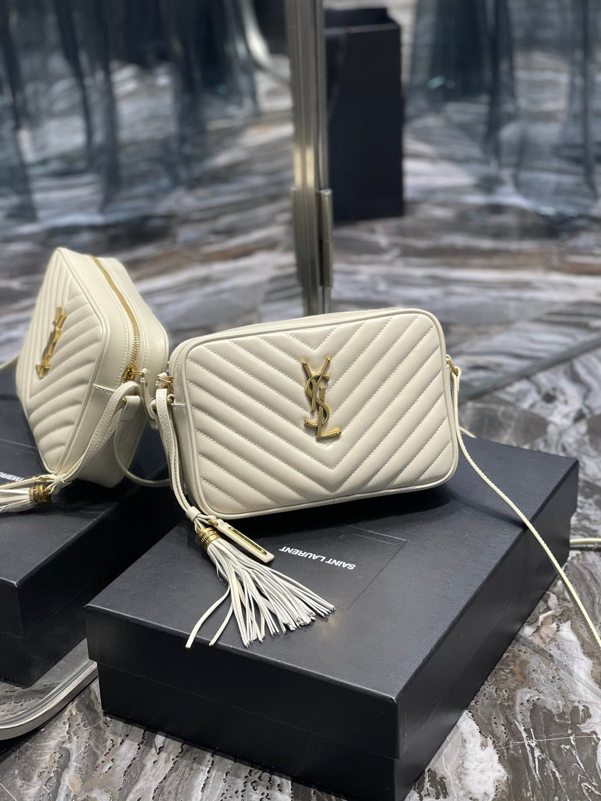 Saint Laurent Lou Camera Bag With Gold Hardware 23cm – product image 2
