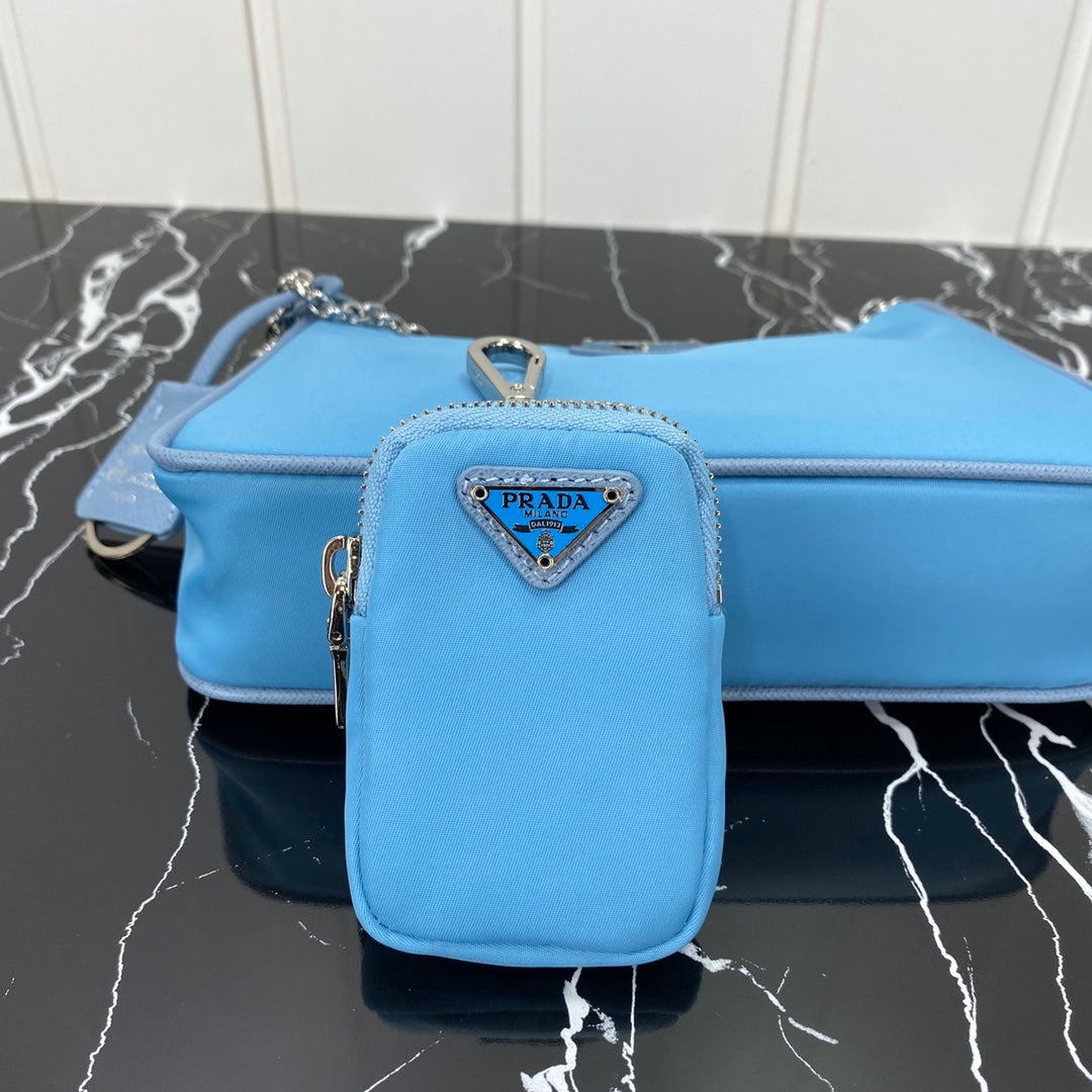 Pra Hobo 22 Bag in Sapphire Blue Re-nylon