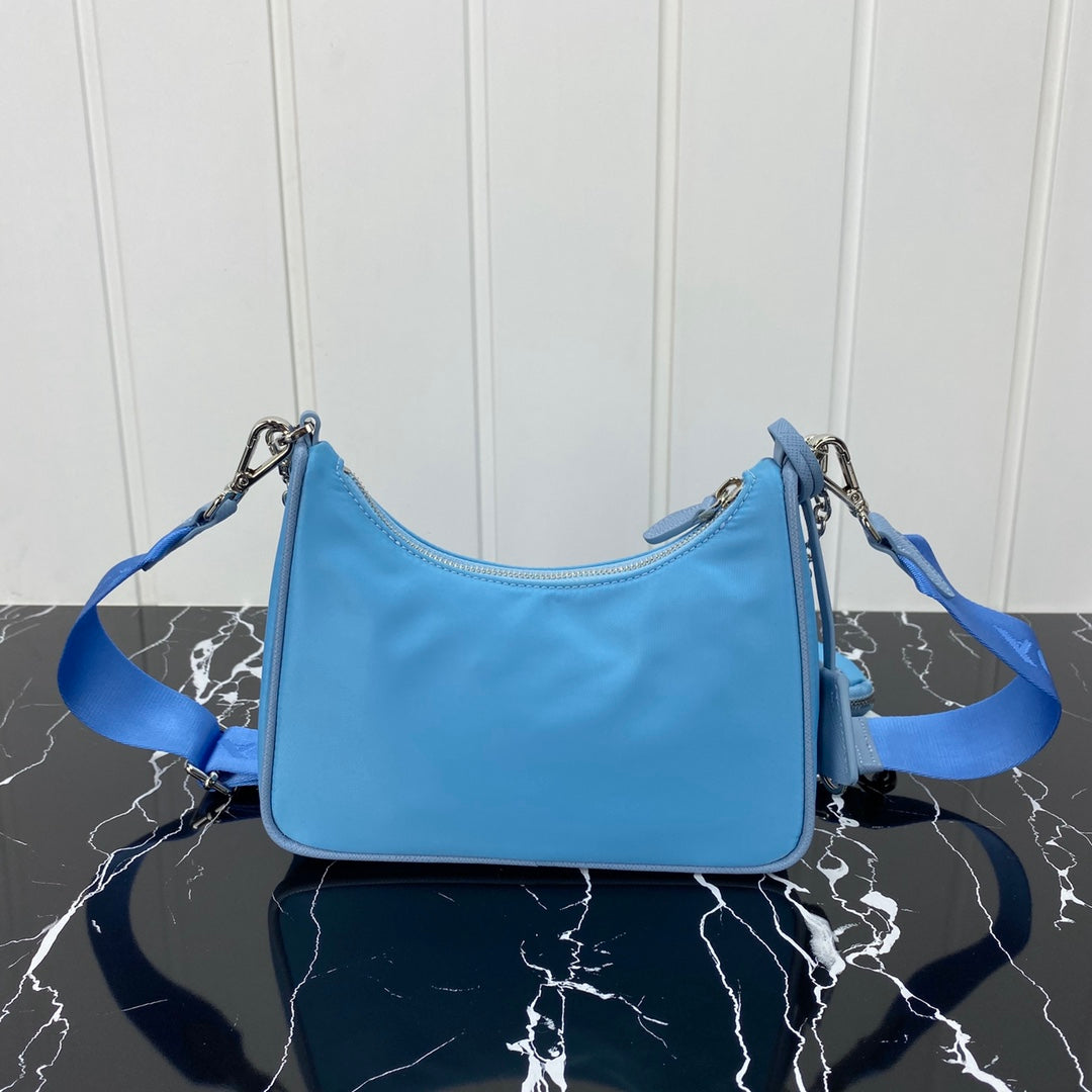 Pra Hobo 22 Bag in Sapphire Blue Re-nylon