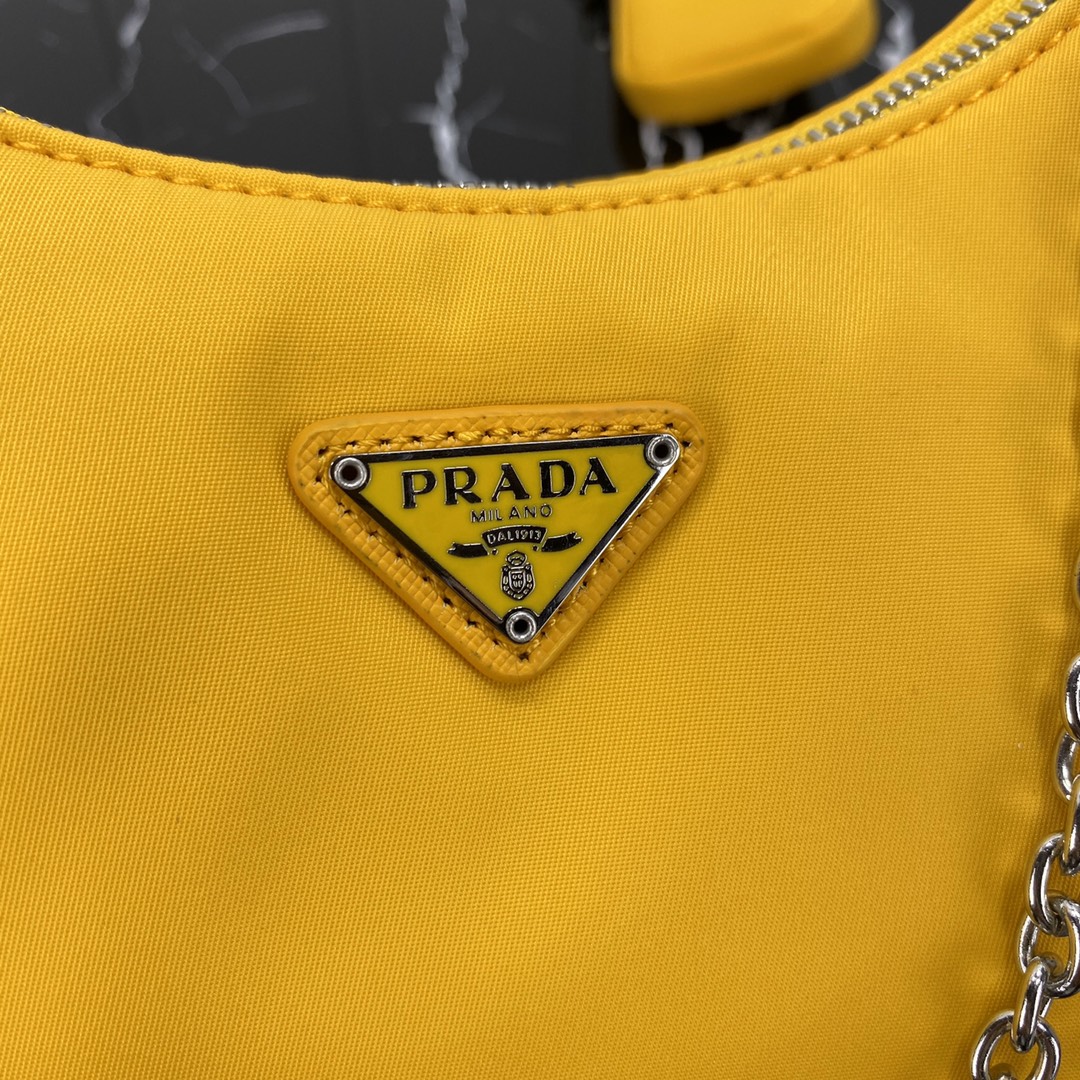 Pra Hobo 22 Bag in Amber Yellow Re-nylon