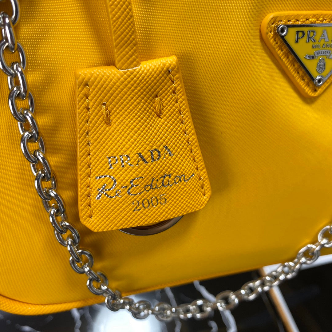 Pra Hobo 22 Bag in Amber Yellow Re-nylon