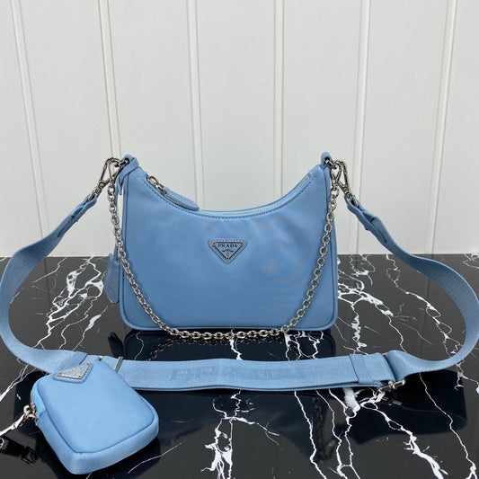 Pra Hobo 22 Bag in Cerulean Blue Re-nylon