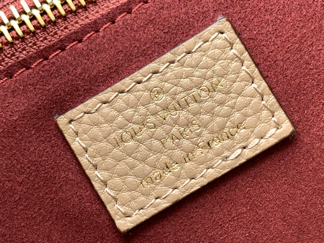Neverfull MM 32 Beige Monogram Empreinte Leather